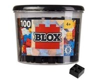SIMBA 104114114 Blox 100 schwarze 4er Steine in Dose