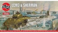 AIRFIX A03301V 1:76 LCM3 & Sherman Tank