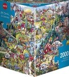 HEYE 299309 Puzzle 2000 Teile Go Camping!, Berman