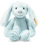 STEIFF 242335 Soft Cuddly Friends My first Steiff Hoppie Hase, hellblau 26 cm