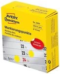 Avery Zweckform 3856 Markierungspunkte &Oslash; 19 mm, 1 Rolle/250 Etiketten, gelb