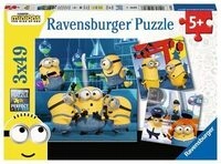 RAVENSBURGER 05082 Witzige Minions - 3x49 Teile Puzzle