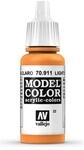 Vallejo Model Color 770911 - Hellrotorange, Matt, 17 ml