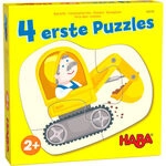 HABA 306181 4 erste Puzzles &ndash; Baustelle