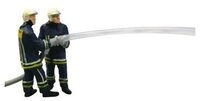 VIESSMANN 1542 H0 Feuerwehrm&auml;nner beim L&ouml;schangriff