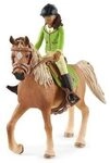 SCHLEICH 42542 Horse Club Sarah & Mystery