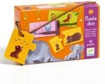 DJECO DJ08157 Lernspiel - Puzzle duo/trio: Mami & Kind