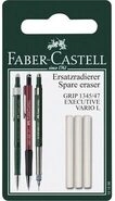 FABER-CASTELL 131596 Ersatzradierer DBS GRIP 1345/1347 BK 3er Set