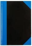 Idena Kladde liniert 96 Blatt 70g/m&sup2; schwarz/blau 205x289mm