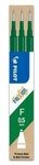PILOT PEN 2276004F FriXion Ball 0.5 Mine gr&uuml;n 3er Set Tintenrollerminen