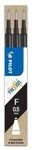 PILOT PEN 2276001F FriXion Ball/Clicker 0.5 Mine schwarz 3er Set
