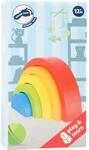 small foot Holzbausteine Regenbogen