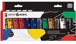 Marabu 122000092 Marabu Acrylfarben-Set "Artist Acryl", 12 x 22 ml