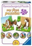 RAVENSBURGER 05072 Ravensburger Kinderpuzzle - Tierfamilien auf dem Bauernhof