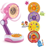 VTECH 80-546254 Funny Sunny, die interaktive Lampen-Freundin pink