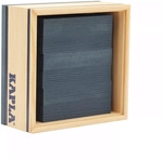 KAPLA C40BF 40er QUADRATE - 40 Holzpl&auml;ttchen, dunkelblau