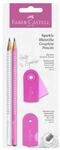 Faber-Castell Schreibset Sparkle pearl pink/wei&szlig; BK