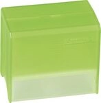 BRUNNEN 102058252 Karteibox A8 gef&uuml;llt gr&uuml;n transparent