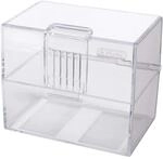 Herlitz Karteikasten transparent, A8