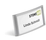 Durable 854223 Namensschild Classic 34 x 74 mm mit Magnet, silber