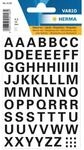 HERMA Buchstaben A-Z, wetterfeste Folie, schwarz, 10mm, 1 Bogen