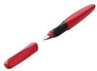 Pelikan 814799 Pelikan Twist&reg; F&uuml;ller f&uuml;r Rechts- und Linksh&auml;nder, Fiery Red,