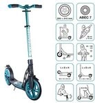 AUTHENTIC SPORTS & TOYS 514 SIX DEGREES Aluminium Scooter, t&uuml;rkis