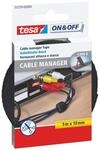 tesa On & Off Cable Manager, schwarz 5mx10mm