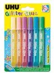 UHU 6x 10 ml Glitter Glue Shiny Tuben