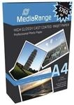 MediaRange 100 Blatt hochglanz Fotopapier DIN A4 High Glossy 160g