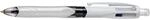 BIC Mehrfarb-Druckkugelschreiber BIC&reg; 4 Colours&reg; 3+1 HB, 0,32/0,7 mm, grau