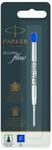 Parker Kugelschreibermine F QUINKflow - Blau 1er Blister
