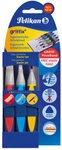 PELIKAN 700726 Pelikan griffix&reg; Pinselset f&uuml;r die Schule mit Pinselband, 3er Set