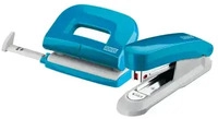 NOVUS 020-1876 Twinset Heftger&auml;t E15/ Locher E 210 fresh petrol/grau, im Blister