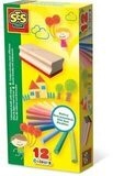 SES 00208 Bunte Kreide mit Schwamm