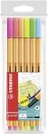 STABILO 88/6-1 Fineliner - STABILO point 88 - 6er Pack - Neonfarben