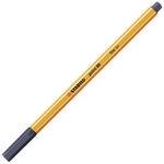 STABILO 88/98 Fineliner - STABILO point 88 - Einzelstift - paynesgrau