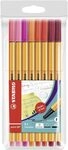 STABILO 88/8-02 Fineliner - STABILO point 88 - 8er Etui - Rott&ouml;ne