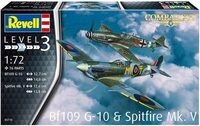 REVELL 03710 1:72 Combat Set Messerschmitt Bf109G-10 & Spitfire Mk.V