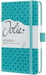 Sigel Notizbuch Tagebuch Jolie Aqua Green, ca. A6, liniert, Hardcover