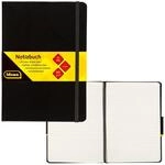Idena Notizbuch DIN A5 80g/m&sup2; liniert schwarz 192 Seiten