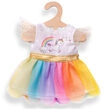 HELESS 2850 Puppen-Kleid "Einhorn Henri", Gr. 35-45 cm