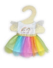 HELESS 9850 Puppen-Kleid "Einhorn Henri", mini, Gr. 20-25 cm