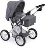 Kombi-Puppenwagen LENI, Jeans Grey