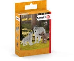 SCHLEICH 42472 Wolfsmutter mit Welpen