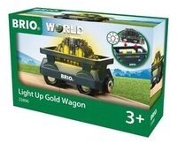 BRIO 63389600 Goldwaggon mit Licht