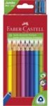 FABER-CASTELL 116520 Buntstifte Dreikant Jumbo 20 St&uuml;ck Kartonetui
