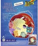 Folia Laternen Bastelset, Monster, inklusive Laternenstab und LED Licht