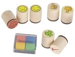 GOKI 15532 Stempel Kleeblatt, Smile, ...(7 Stempel), Motivationsstempel