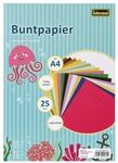 Idena Buntpapier DIN A4 25 Blatt ungummiert sortiert